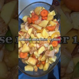 Ptite recette patate 🥔 légume +blanc de poulet(ingrédients en commentaires