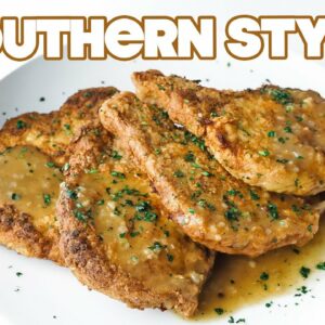 Southern Fried Pork Chops Recipe + Pan Gravy