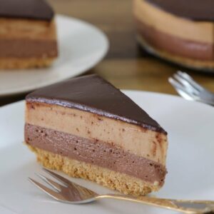No-Bake Nutella-Peanut Butter Cheesecake Recipe