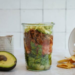 Mason Jar Salad Recipes: Taco Salad