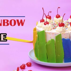 Rainbow Cake Decorating Ideas | Tasty Colorful Cake Recipe | Top Yummy Japan