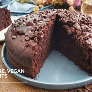 Gâteau au Chocolat Simple et Vegan : Recette 4 Ingrédients