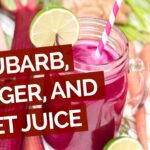 Rhubarb, Ginger & Beet Juice Recipe