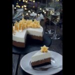 Happy New Year with Chocolate Champagne Mousse Cake  #shorts