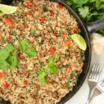 Chimichurri Beef & Rice Skillet | One Pot Easy Weeknight Dinner Recipe