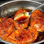 ASMR | Köstlich einfaches Rezept für ein Abendessen! Schnelle und einfache Hühnerbrust mit Knoblauchbutter