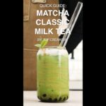 Excellent 1 Minute How To Make Matcha Milk Tea Recipe Guide by TOP Creamery #shorts