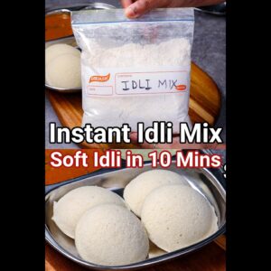 Instant Soft Idli in 10 Minutes with Idli Premix | Soft Idli Premix – 10 Minutes #shorts #ytshorts