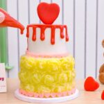 Sweet Miniature Heart Cake Design For Ocassion #YumupMinature