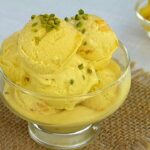 Eggless 4 Ingredients Soft Mango Ice Cream without Cream by Tiffin Box | Homemade Mango Ice Cream