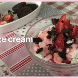 Easy ice cream – 3 ingredients  | Korean recipe