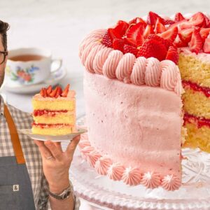 Amazing Strawberry Lemonade Cake Recipe