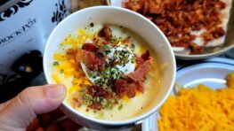 The EASIEST Loaded Potato Soup | Slow Cooker Recipes #cooking