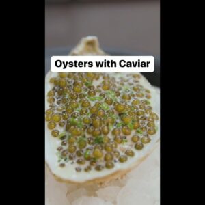 Oysters with Caviar at LA’s Providence #shorts