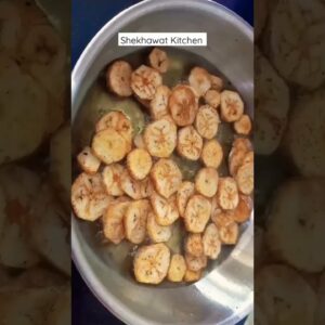 Very Simple Banana Chips Recipe 🍌😋 #Shorts