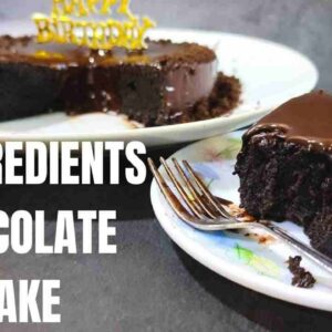 Beginner’s Birthday Cake | Chocolate Cake at Home | 3 Ingredients Birthday Cake Recipe