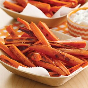 How to Make Hungry Girl’s 1-Ingredient Carrot Fries (Speedy Recipe Demo) // #shorts