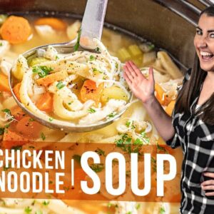 How to Make Slow Cooker Chicken Noodle Soup