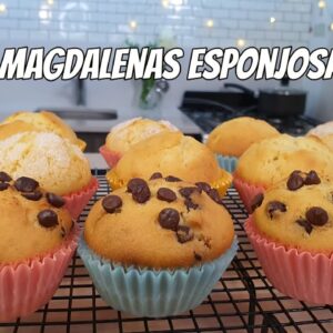 Como hacer Magdalenas deliciosas con pocos ingredientes RECETA PRINCIPIANTES