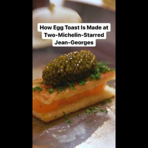 How the signature egg toast is made at two-Michelin-starred Jean-Georges