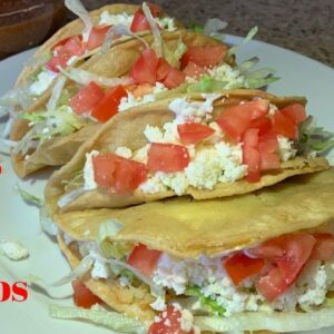 HOW TO MAKE TACOS DE PAPA DORADOS | FRIED POTATOES TACOS |