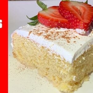 HOW TO MAKE TRES LECHES CAKE | 3 MILK CAKE |