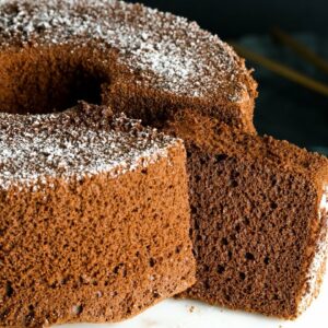 How to Make Chocolate Chiffon Cake (Recipe) チョコレートシフォンケーキの作り方(レシピ)