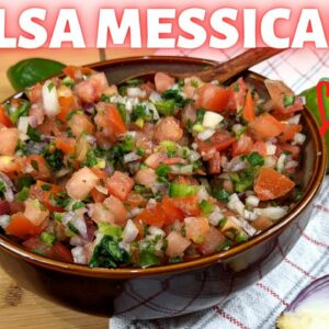 Ricetta Salsa messicana ipocalorica. Pico de gallo. Ingredienti in descrizione.
