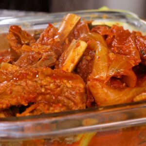 1 minute kimchi pork ribs #shorts