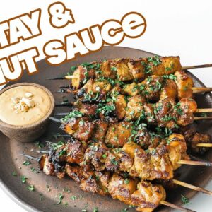 Amazing Chicken Satay Recipe with Thai-Style Peanut Sauce