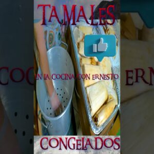 COMO COCINAR UNOS TAMALES CONGELADOS #SHORTS TAMALES CONGELADOS #RECETAS