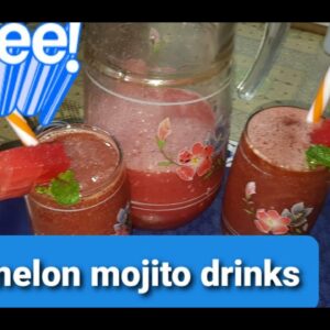 Terbooz Ka Juice Recipe Refreshing Watermelon Juice Recipe Watermelon Mojito Summer Iftar Drink,,,,,
