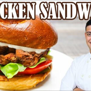 The Best Fried Chicken Sandwich Recipe Ever [ by Lounging with Lenny ]