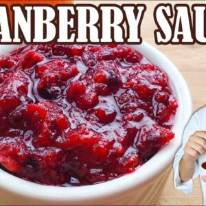 How to Make Cranberry Sauce Recipe [ Easy by Lounging with Lenny ]