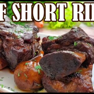 How to Braise Beef Short Ribs with Sauce | by Lounging with Lenny