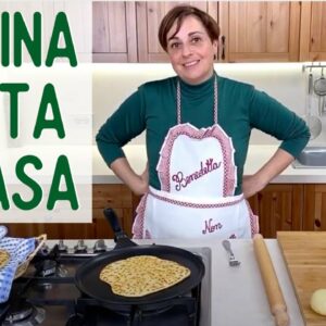 PIADINA FATTA IN CASA LIVE DI BENEDETTA – Ricetta Facile all’Olio di Oliva Senza Lievito