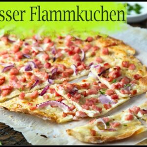 Original Flammkuchen Rezept aus dem Elsass – schnell und lecker