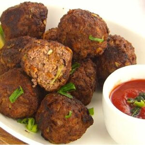 Best Fried Meatball Recipe with vegetable for kids by Tiffin Box | Classic Italian Meatballs