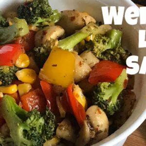 Weight Loss Salad Recipe | Mushroom Salad Recipe | weight loss salad for breakfast / lunch / dinner