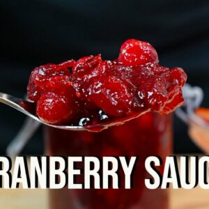 The Tastiest Cranberry Sauce | How To Make Recipe
