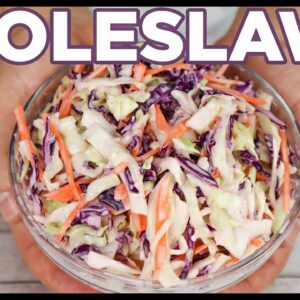 Coleslaw Salad from Scratch [ with Homemade Coleslaw Dressing ]