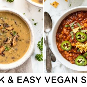 EASY INSTANT POT SOUP RECIPES ‣‣ healthy vegan soups