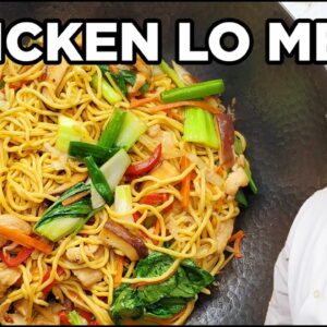How to Make Chicken Lo Mein Noodles [ Better than Takeout ]