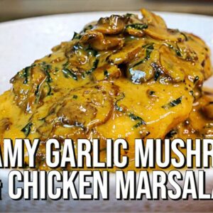 Creamy Garlic Mushroom Chicken Marsala | The Tastiest Recipe