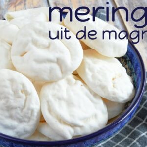 RECEPT | 2 ingrediënten meringues uit de magnetron