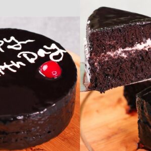 BIRTHDAY CAKE IN LOCK DOWN | 3 INGREDIENTS CHOCOLATE CAKE | WITHOUT MAIDA, CREAM, EGG, OVEN | N’OVEN
