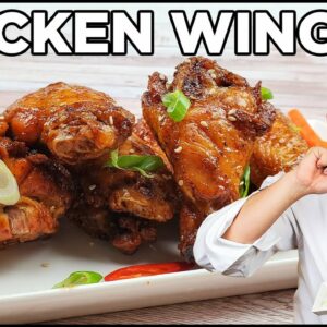 Sweet and Spicy Chicken Wings [ Baked in the Oven ]