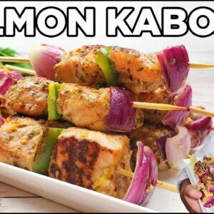 Salmon Kabobs Recipe [ Juicy Salmon Skewers ]