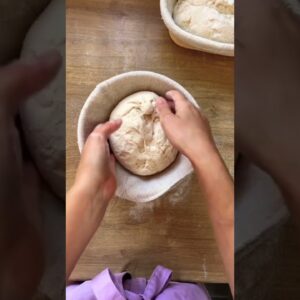 How do you shape a round loaf of bread? #homebaker #sourdough #simplerecipe #bread #baking