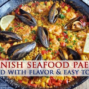 Authentic Spanish Seafood Paella Recipe – Colab With Best Bites Forever